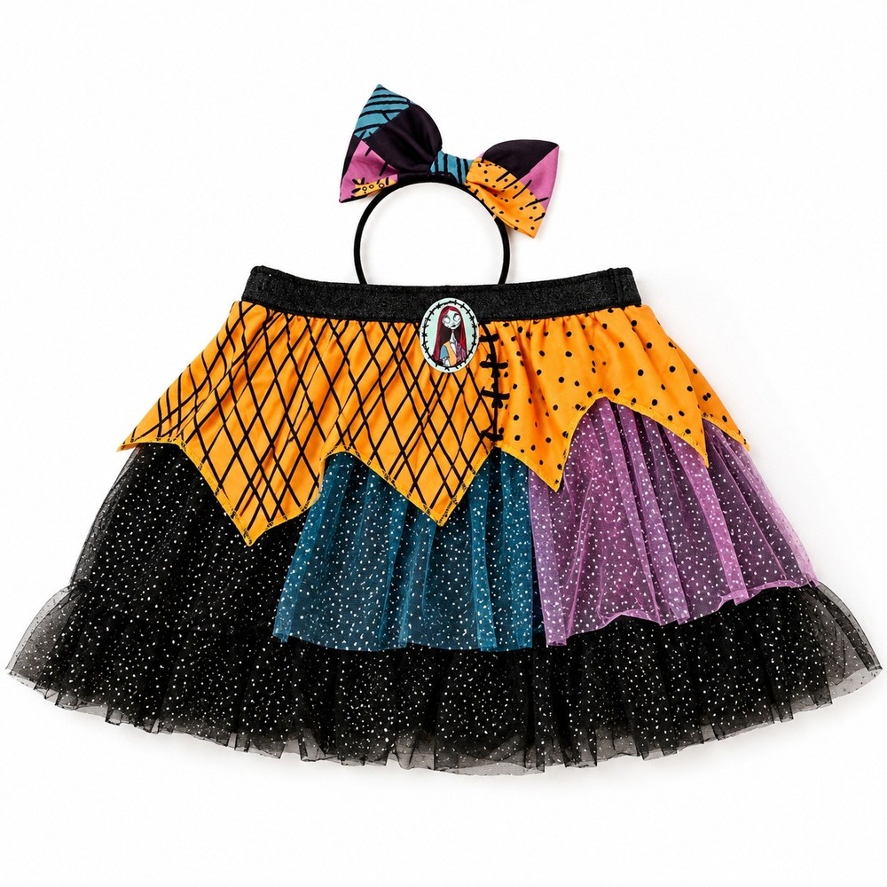 Disguise Sally Nightmare Before Christmas Kids Tutu Headband Set OS‎ 7+ NEW